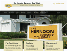 Tablet Screenshot of herndonrentals.com